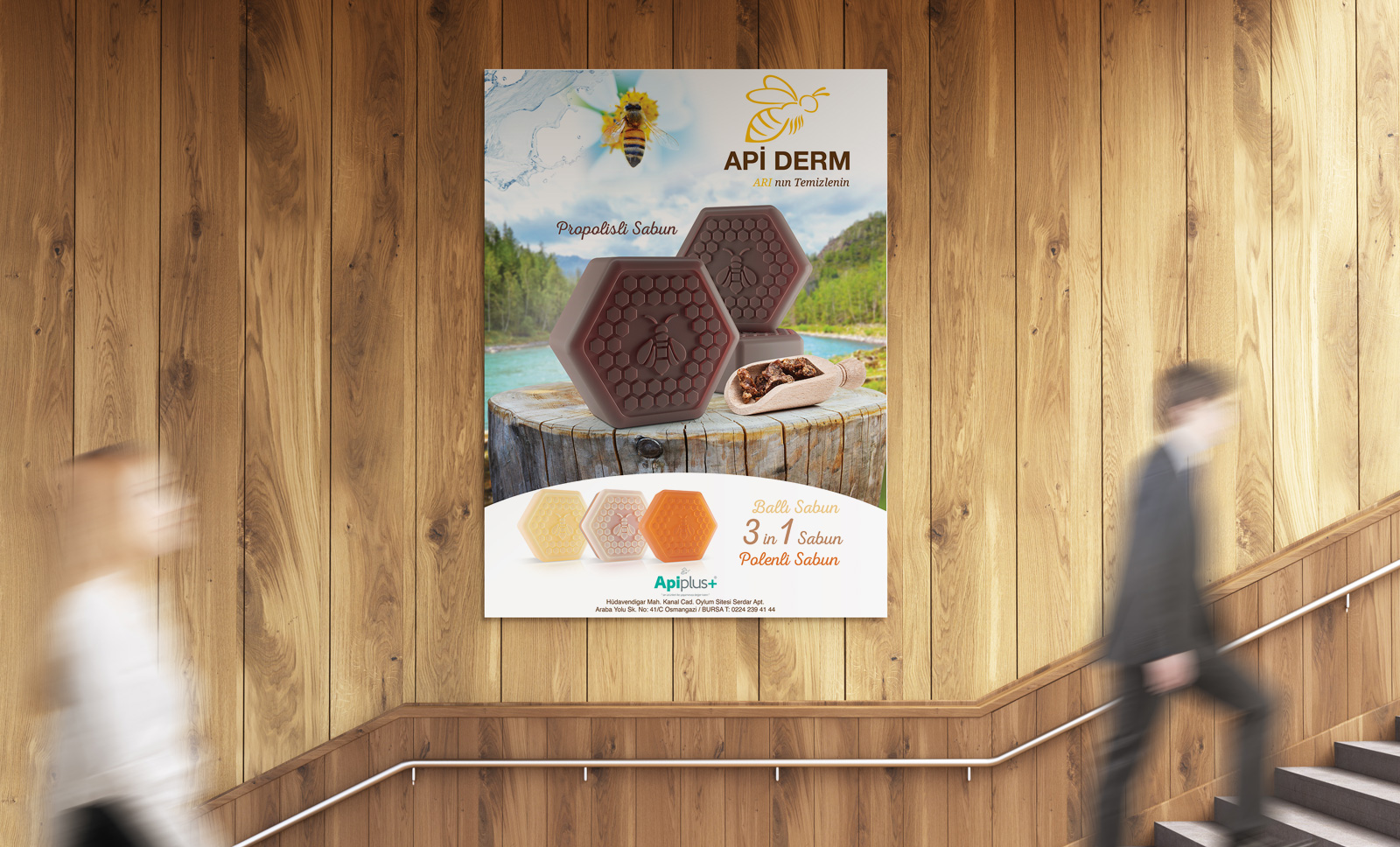Creas Creative Tasarım ve Reklam Ajansı İzmir - Apiderm afiş poster tasarımı