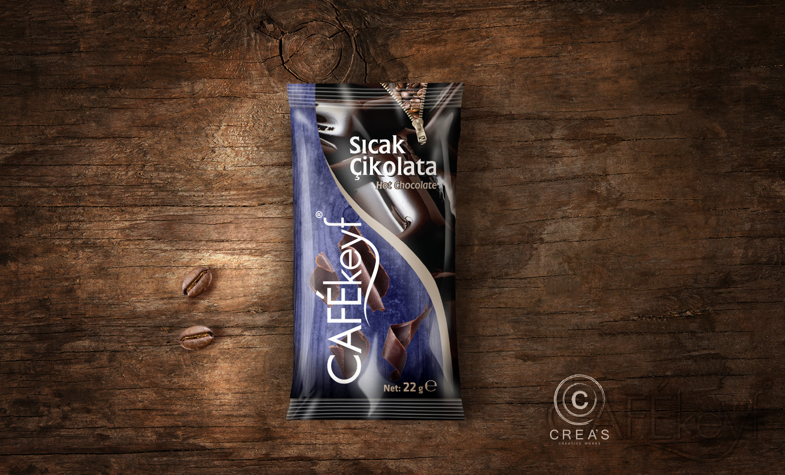 Creas Creative Tasarım ve Reklam Ajansı İzmir - Cafekeyf Çikolata Ambalaj Tasarımı
