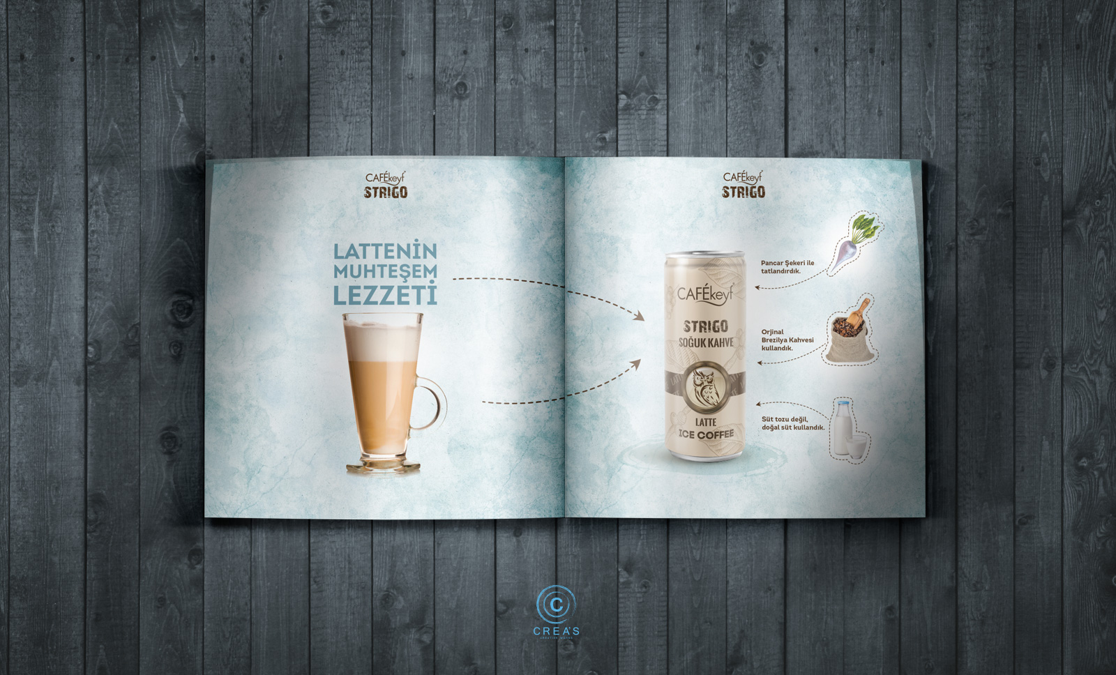 Creas Creative Tasarım ve Reklam Ajansı İzmir - Cafekeyf Katalog Tasarımı