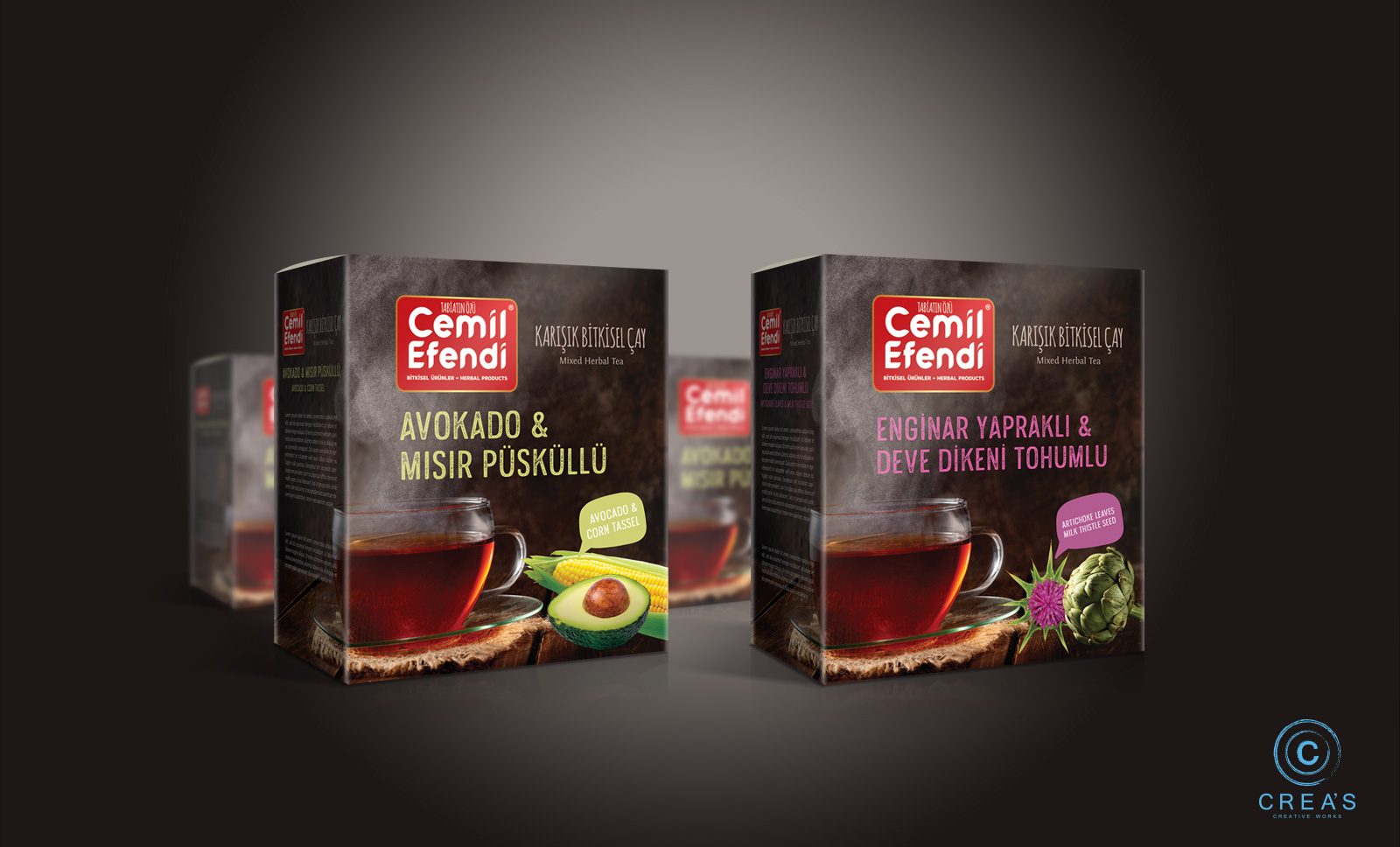 Creas Creative Tasarım ve Reklam Ajansı İzmir - çay paketi ambalaj tasarımı