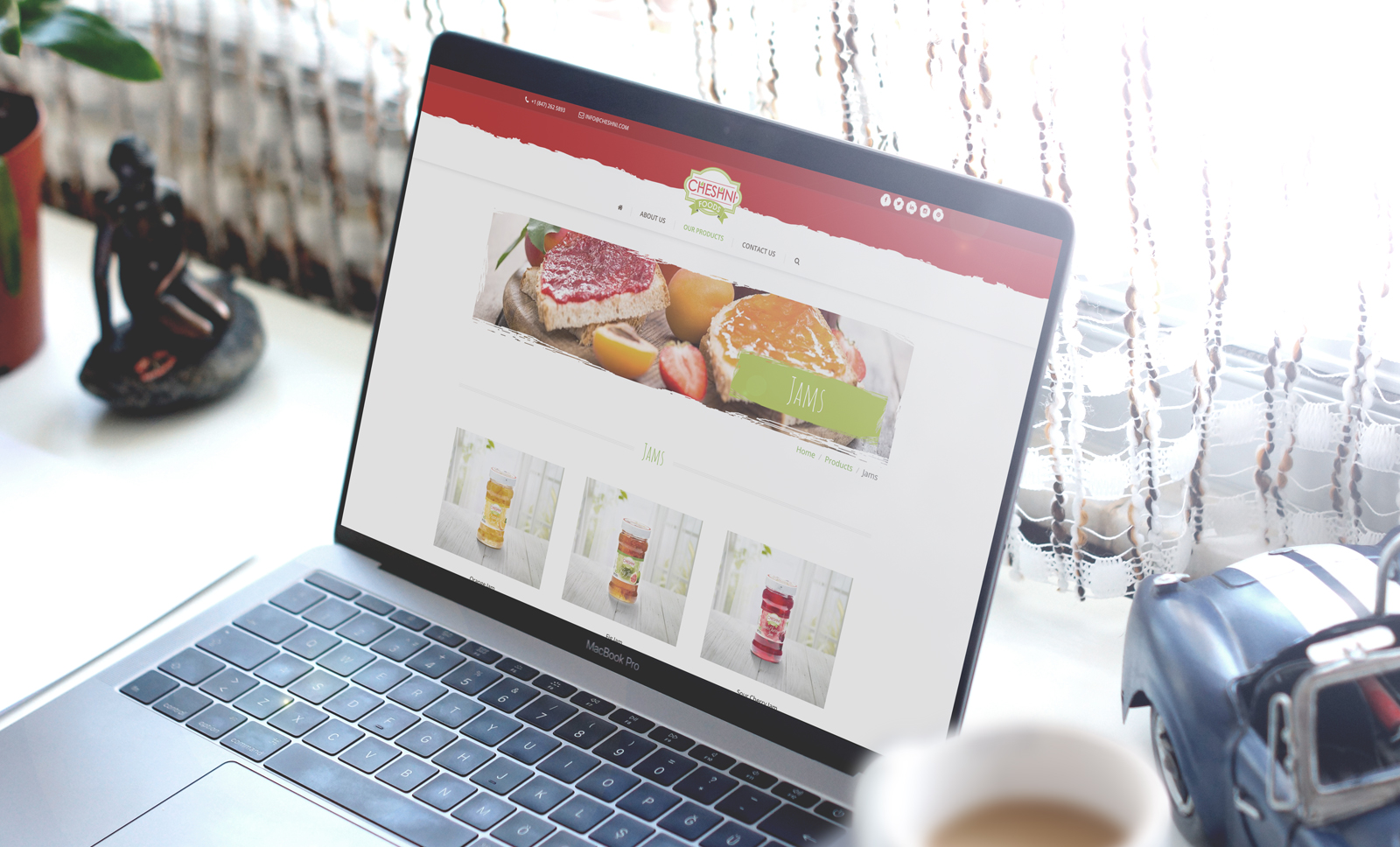Creas Creative Tasarım ve Reklam Ajansı İzmir - Cheshni Food Web Site Tasarımı