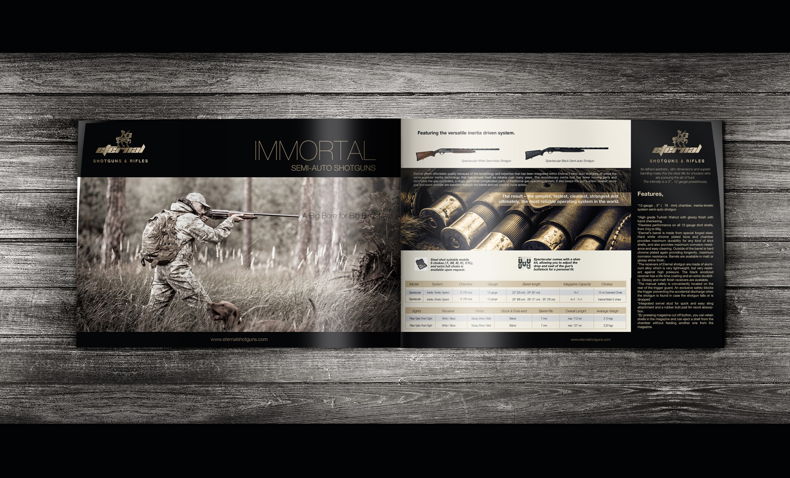 Creas Creative Tasarım ve Reklam Ajansı İzmir - Eternal Silah Katalog Tasarımı
