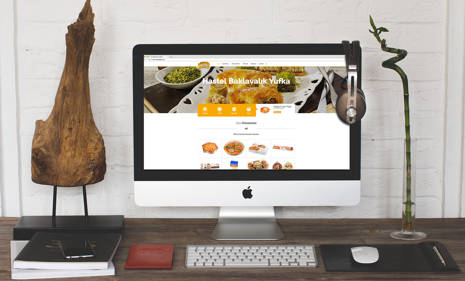 Creas Creative Tasarım ve Reklam Ajansı İzmir - Hastel Gıda Web Sitesi Tasarımı
