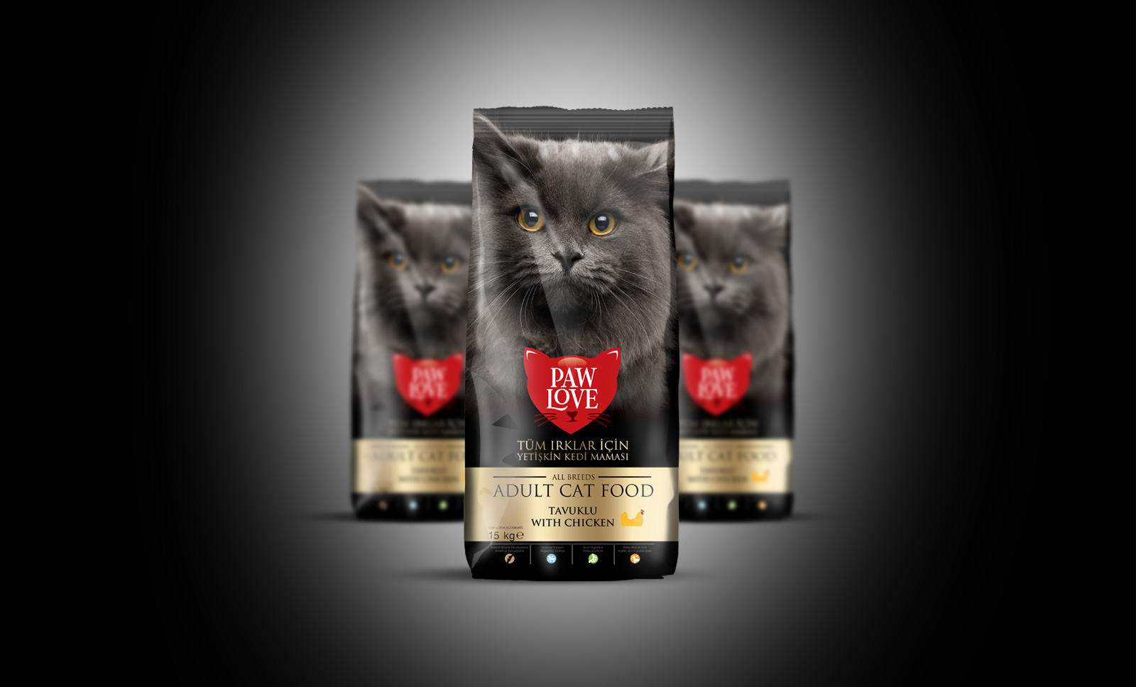Creas Creative Tasarım ve Reklam Ajansı İzmir - kedi maması ambalaj tasarımı