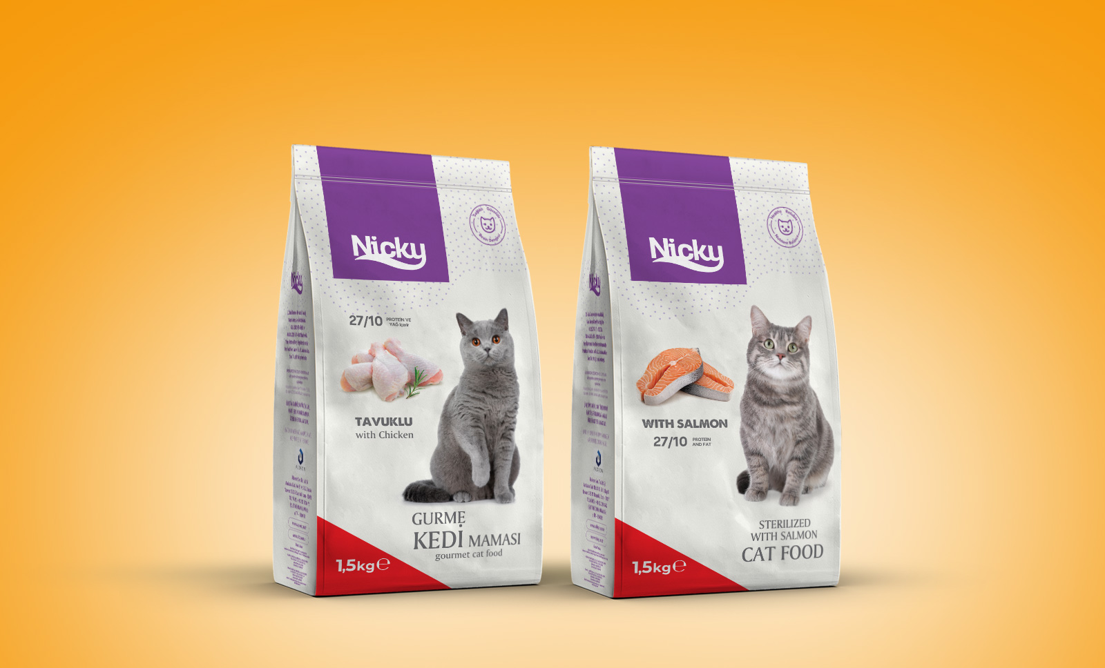 Creas Creative Tasarım ve Reklam Ajansı İzmir - Kedi maması ambalaj tasarımı