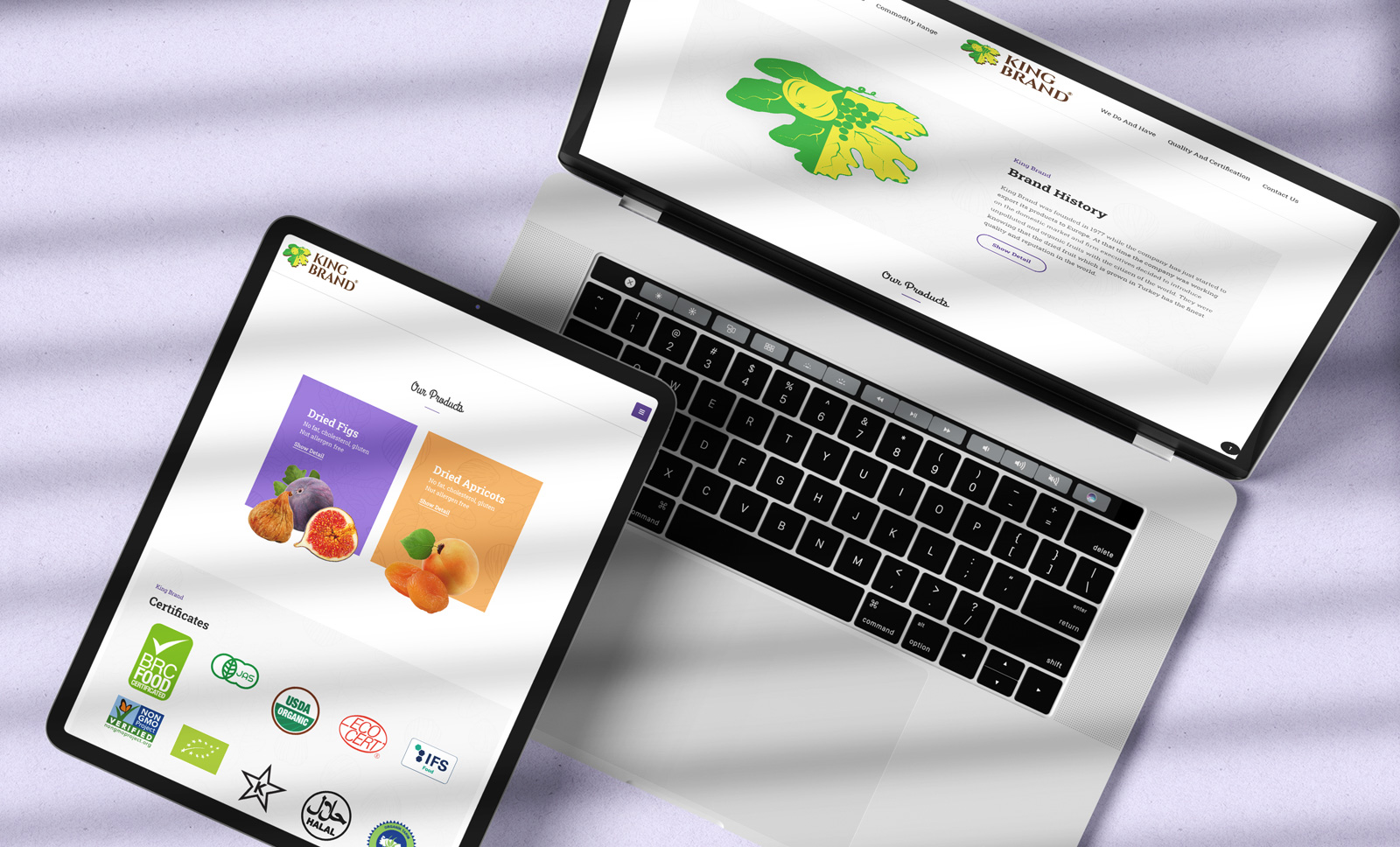 Creas Creative Tasarım ve Reklam Ajansı İzmir - King Brand Fruit Web Site Tasarımı