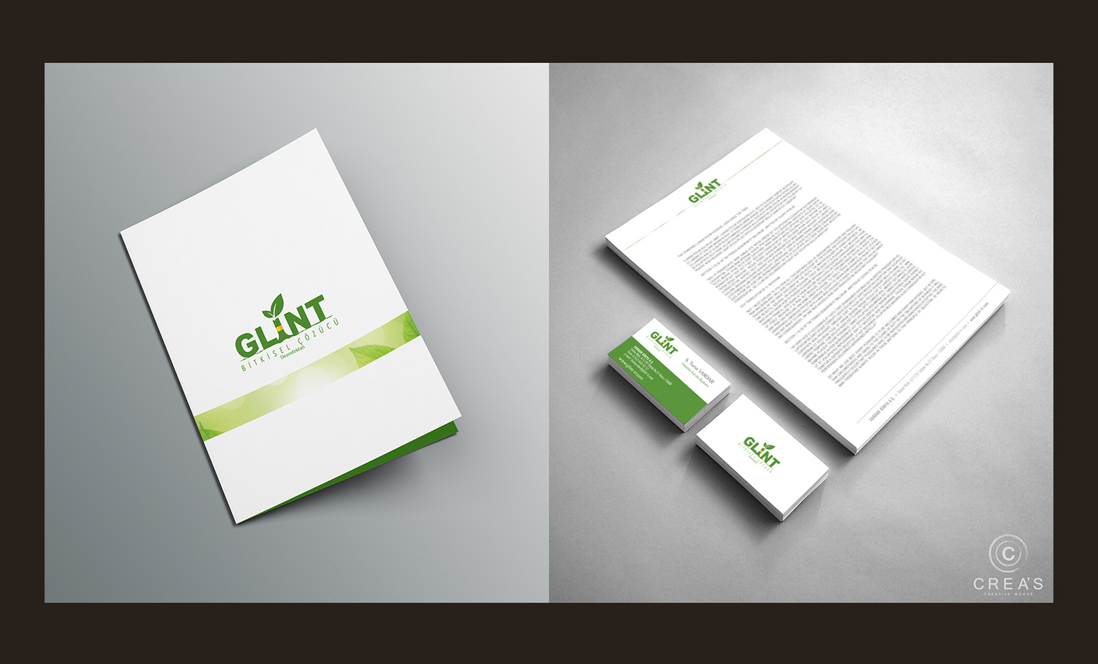 Creas Creative Tasarım ve Reklam Ajansı İzmir - Glint Logo ve Kurumsal Kimlik Tasarımı