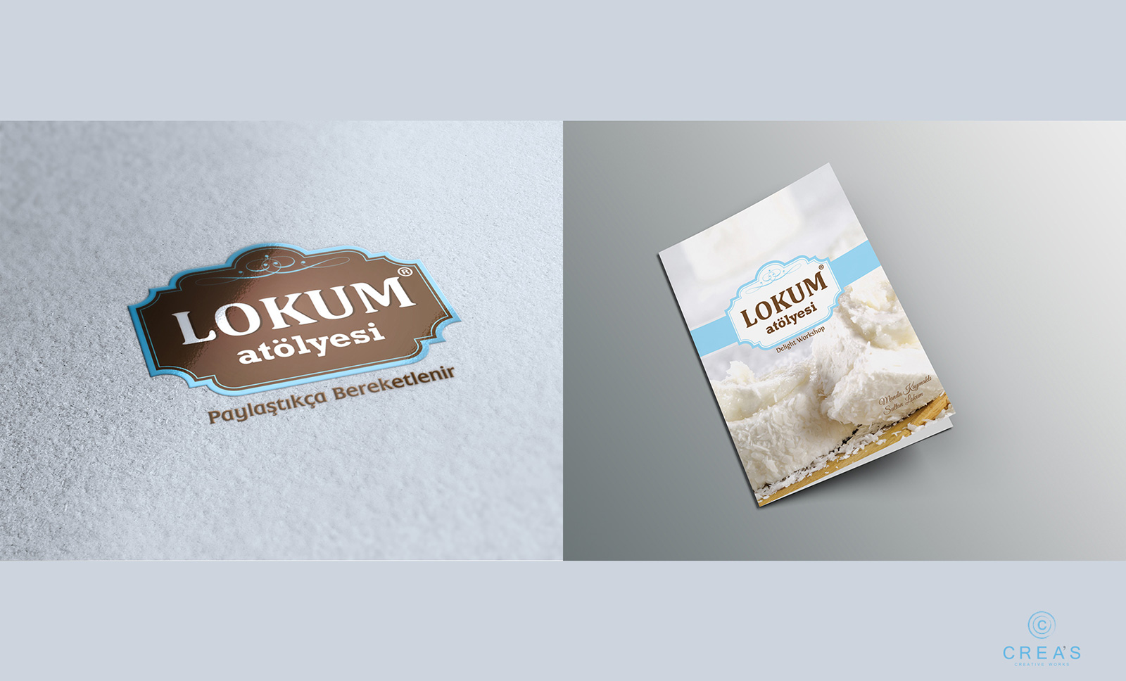 Creas Creative Tasarım ve Reklam Ajansı İzmir - Lokum Atölyesi Logo ve Kurumsal Kimlik Tasarımı