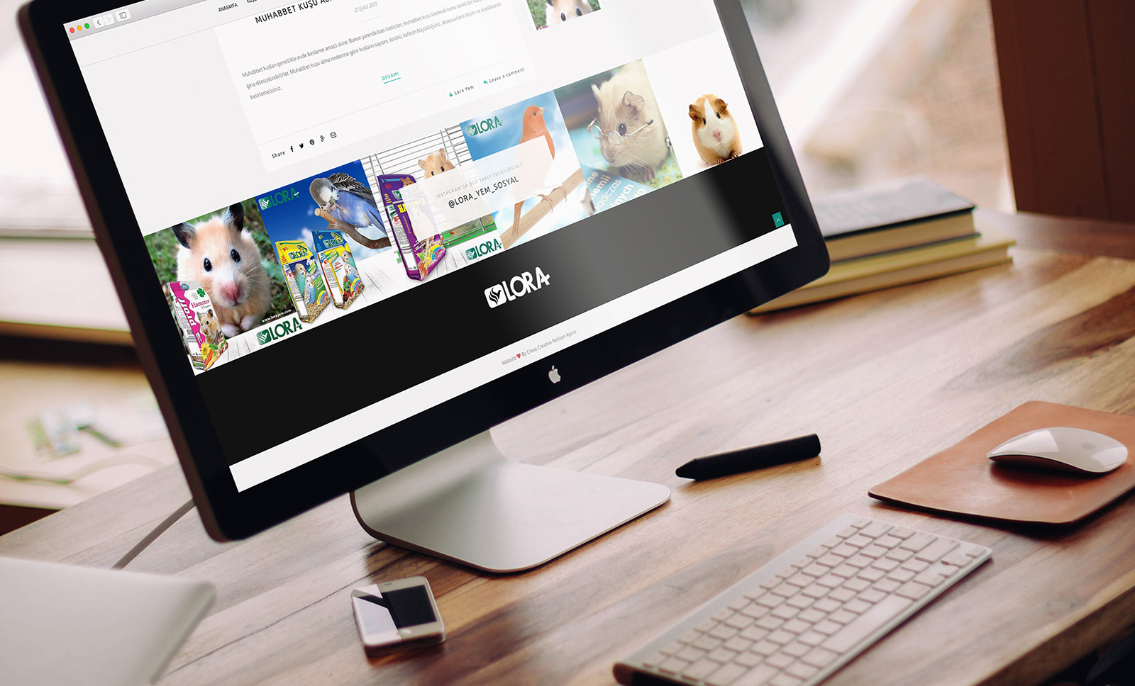 Creas Creative Tasarım ve Reklam Ajansı İzmir - Lora Yem Web Sitesi Tasarımı
