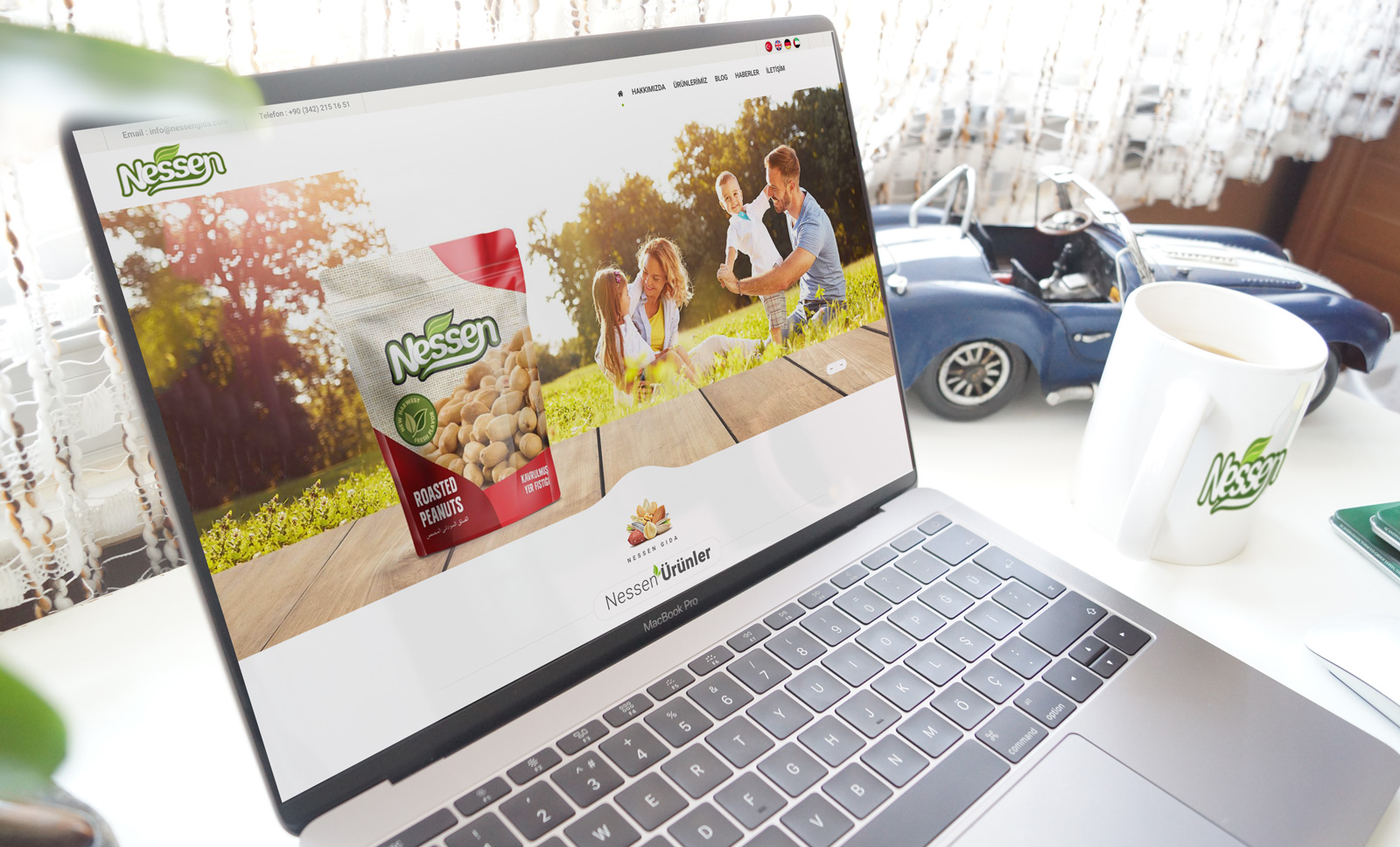 Creas Creative Tasarım ve Reklam Ajansı İzmir - Nessen Gıda Web Site Tasarımı