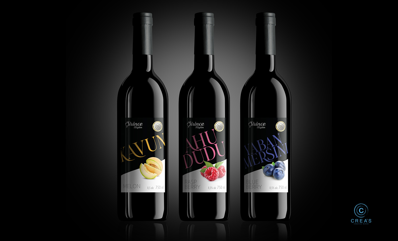 Creas Creative Tasarım ve Reklam Ajansı İzmir - şarap etiket tasarımı