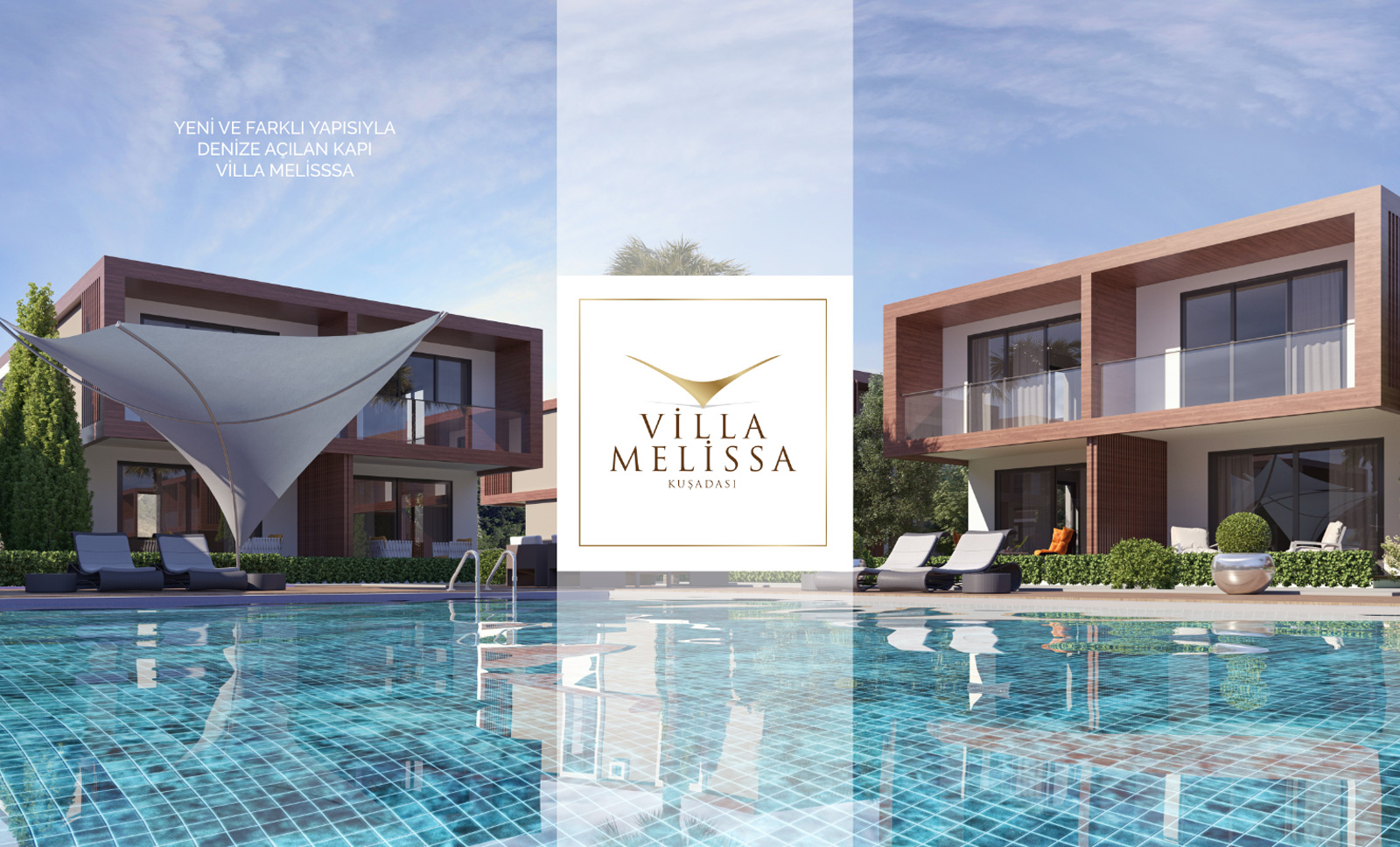 Creas Creative Tasarım ve Reklam Ajansı İzmir - Villa Melissa Outdoor Tabela tasarımları